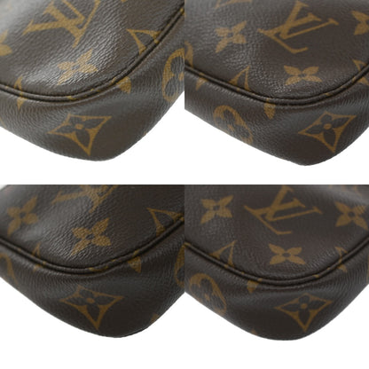 Louis Vuitton Mini pochette accessoires Canvas, Brown, Canvas, Clutch