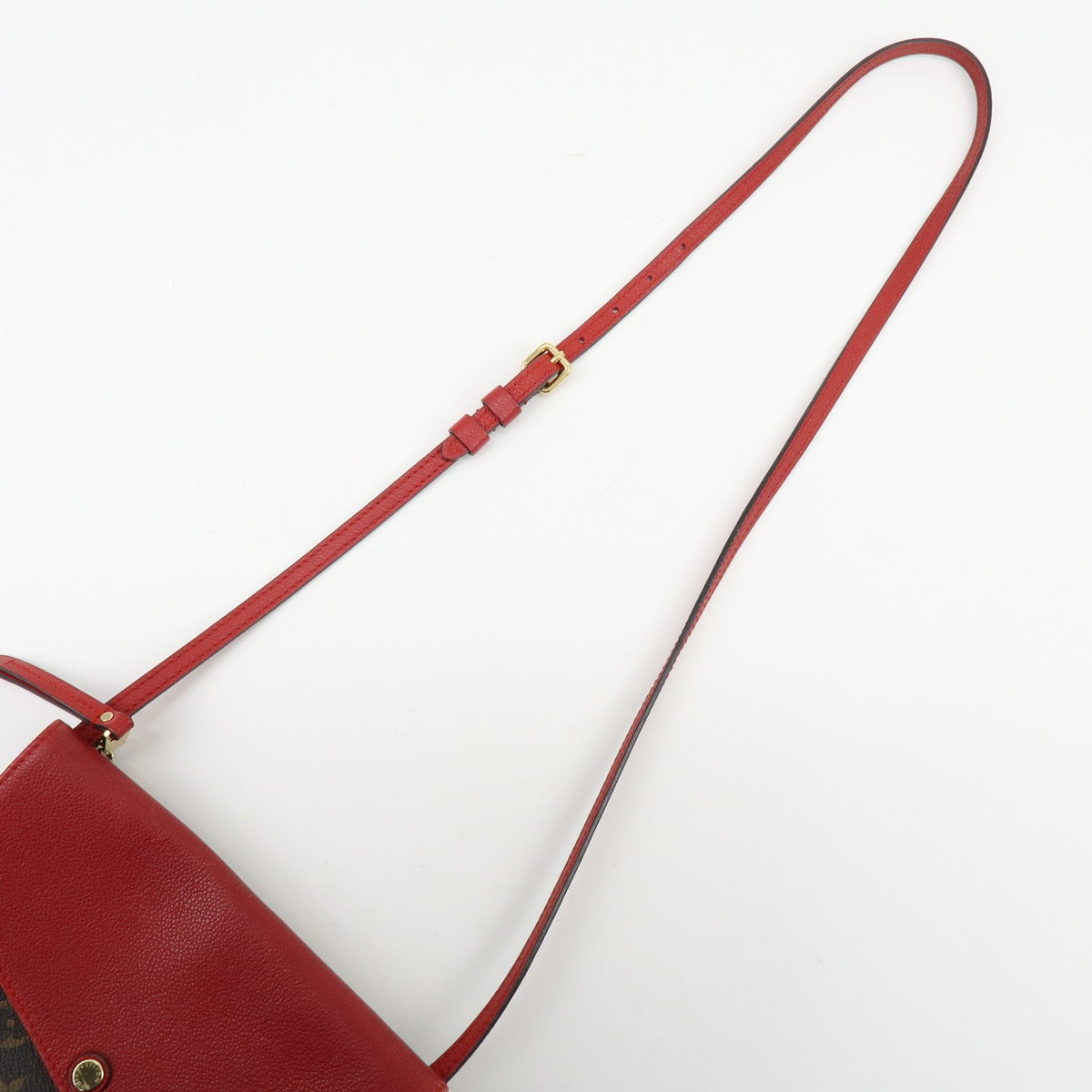 Louis Vuitton Twice Monogram Canvas and Leather, Brown, Canvas, Handbag