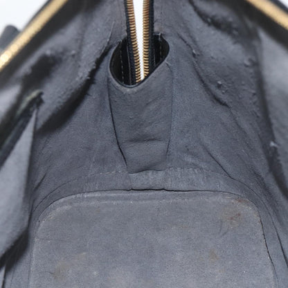 Louis Vuitton Alma Epi Leather, Black, Leather, Handbag