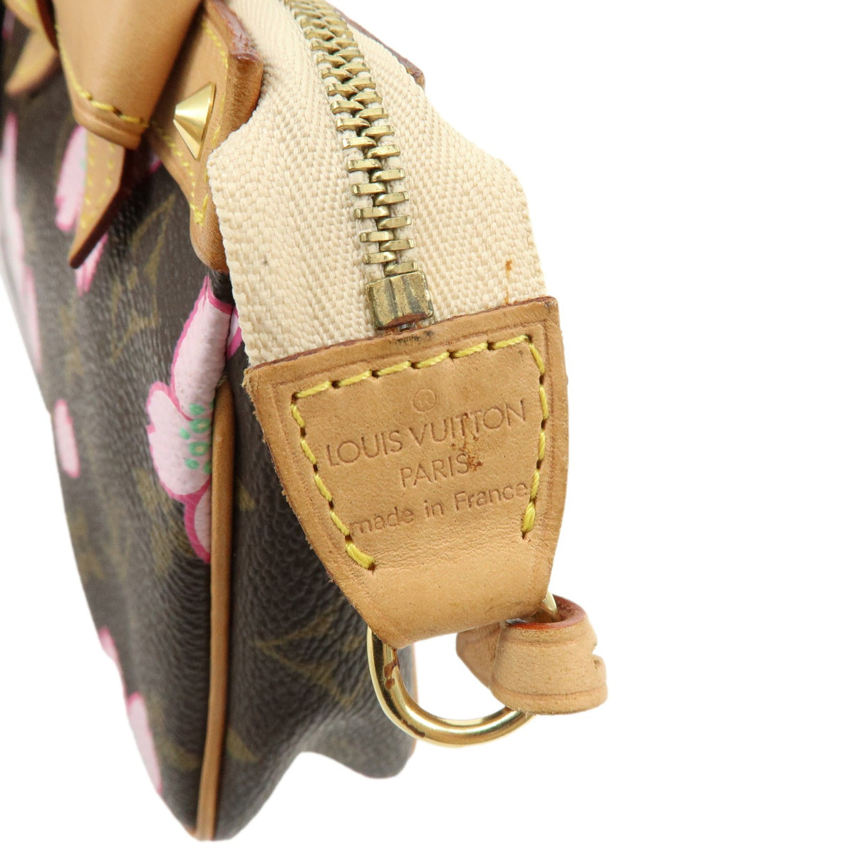 Louis Vuitton Pochette Accessoires Limited Edition Cherry Blossom Monogram, Brown, Canvas, Clutch