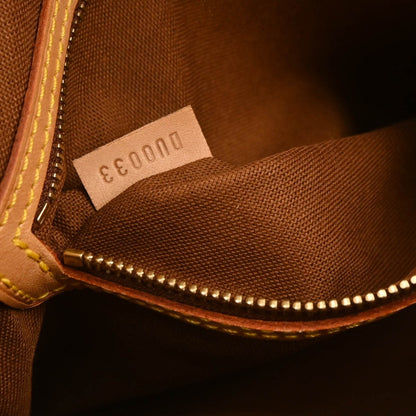 Louis Vuitton Looping Monogram Canvas, Brown, Canvas, Handbag