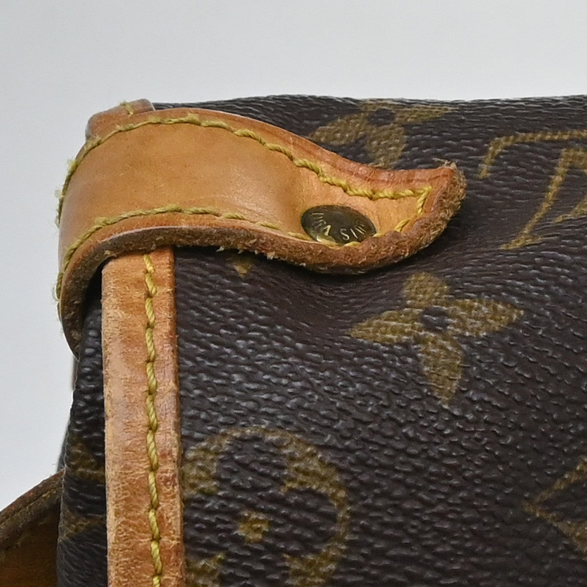 Louis Vuitton Saumur Monogram Canvas, Brown, Canvas, Shoulder Bag