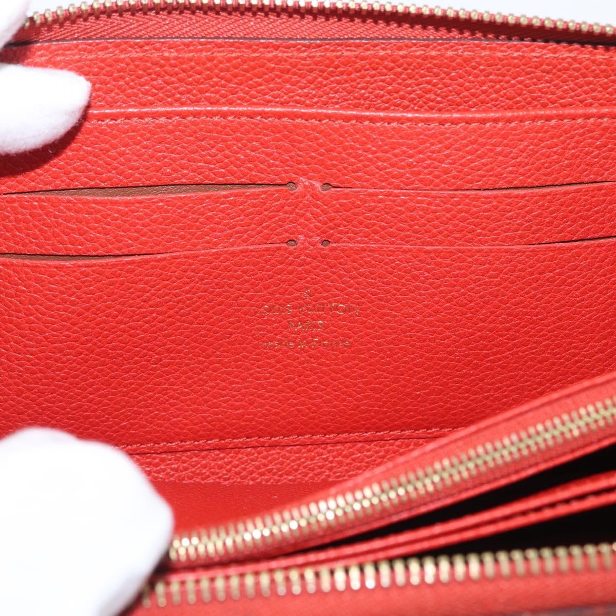 Louis Vuitton Portefeuille zippy Monogramme Empreinte Monogramme Empreinte, Orange, Leather, Wallet