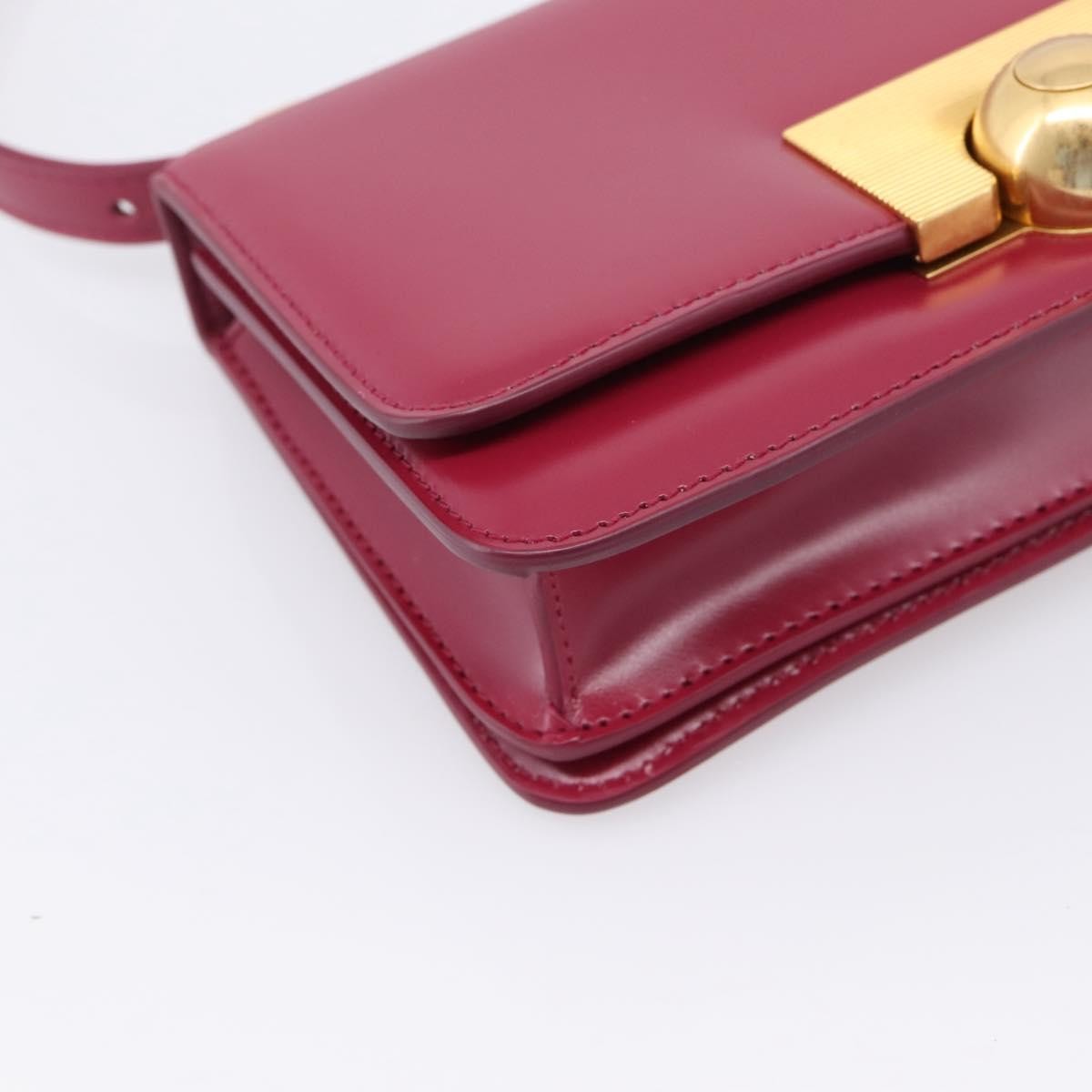 Bottega Veneta BV Classic Smooth Calfskin, Burgundy, Leather, Shoulder Bag