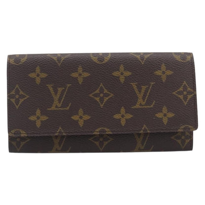 Louis Vuitton Long Macassar Monogram Canvas, Brown, Canvas, Wallet