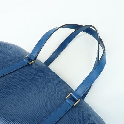 Louis Vuitton Soufflot Epi Leather, Blue, Leather, Tote Bag