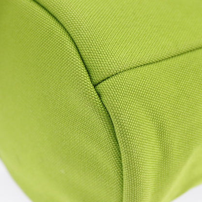 Prada Zipped Triangle Canvas, Green, Canvas, Crossbody Bag