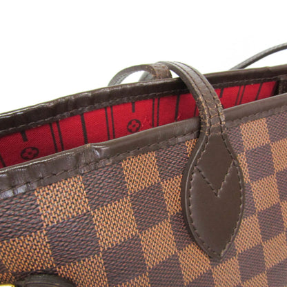 Louis Vuitton Neverfull Damier, Brown, Canvas, Tote Bag