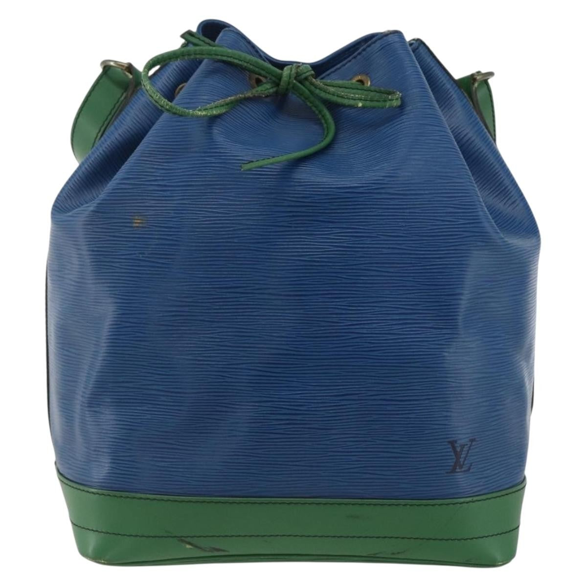 Louis Vuitton Bicolor Noe Epi Leather, Blue, Leather, Shoulder Bag