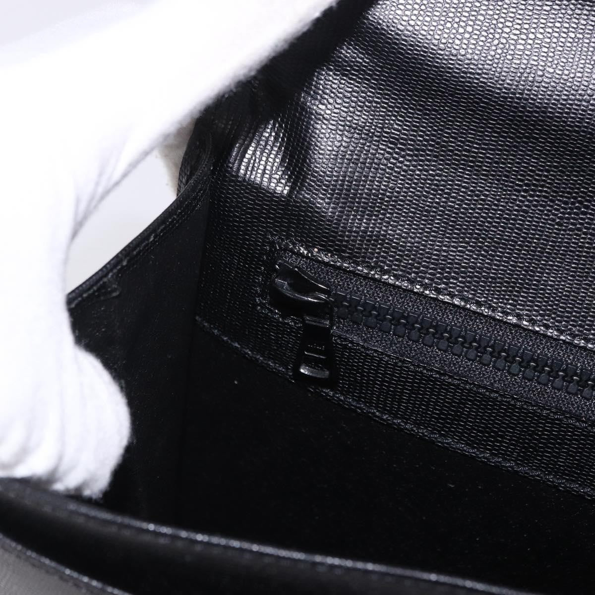 Celine Cartable Business Leather, Black, Leather, Briefcase