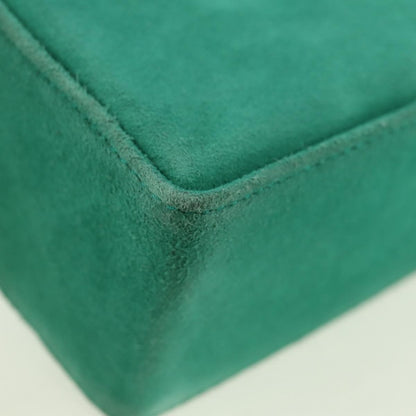 Christian Dior Shoulder Suede, Green, Suede, Shoulder Bag