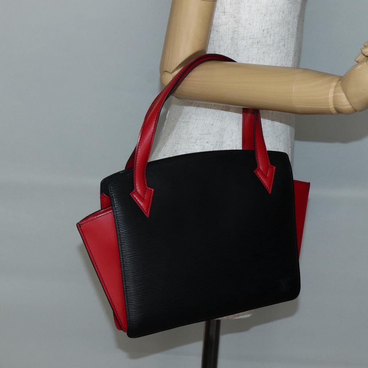 Louis Vuitton Varenne Epi Leather, Black, Leather, Handbag