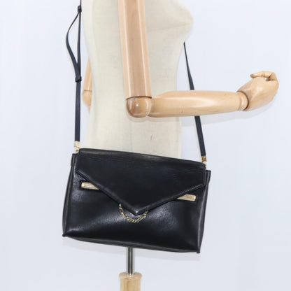 Chloe Sally Leather, Navy, Leather, Shoulder Bag