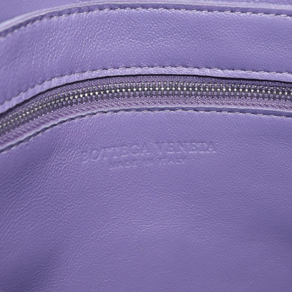 Bottega Veneta Cassette Maxi Intrecciato Leather, Purple, Leather, Crossbody Bag