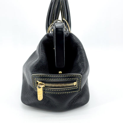 Louis Vuitton Suhali L'Ingenieux Leather, Black, Leather, Handbag