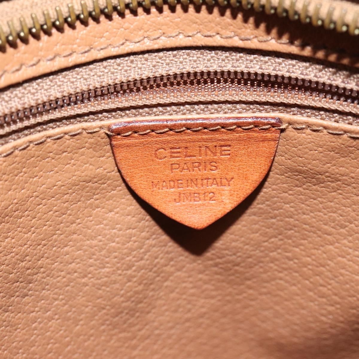 Celine Macadam Canvas, Brown, Canvas, Tote Bag