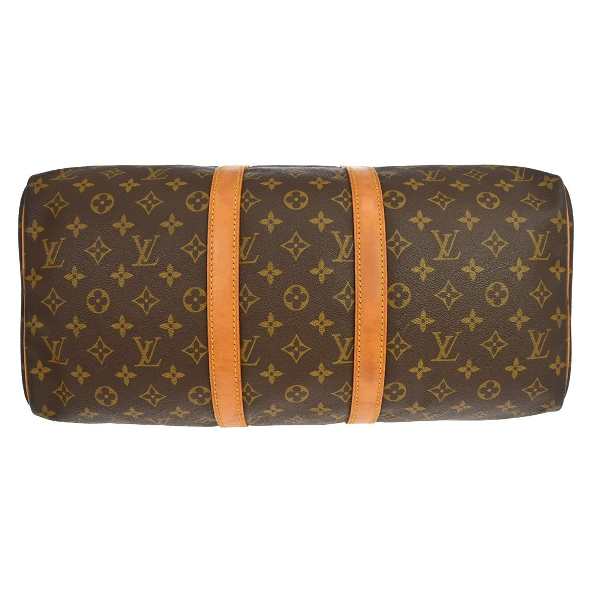 Louis Vuitton Keepall Monogram Canvas, Brown, Canvas, Travel Bag