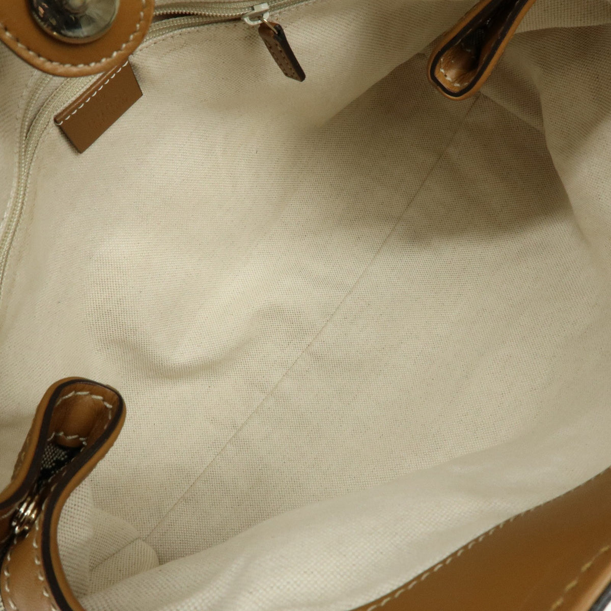 Gucci Sukey Microguccissima Leather, Beige, Canvas, Tote Bag