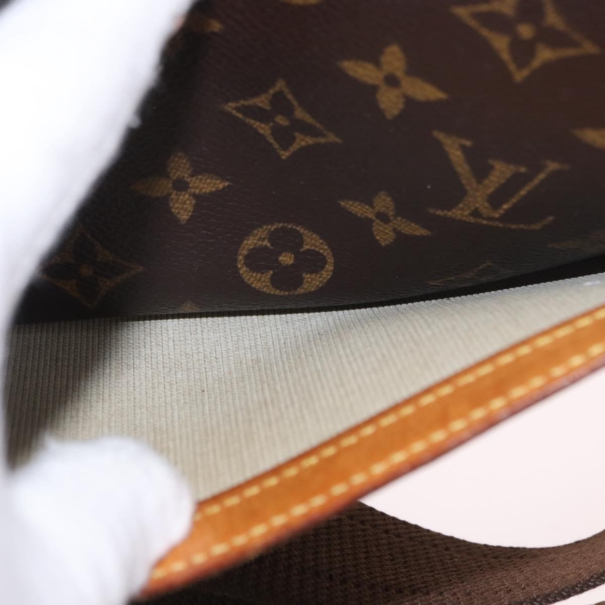 Louis Vuitton Reporter Monogram, Brown, Canvas, Shoulder Bag