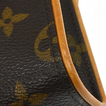 Louis Vuitton Florentine Pochette Monogram Canvas, Brown, Canvas, Clutch
