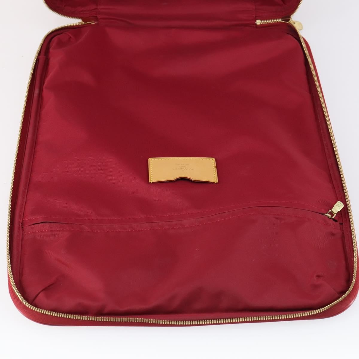 Louis Vuitton Pegase Luggage Monogram Vernis, Red, Patent Leather, Travel Bag