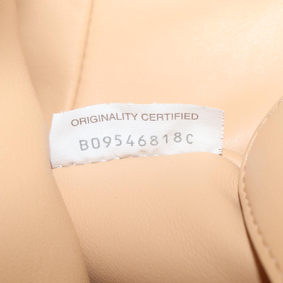 Bottega Veneta Beak Leather, Beige, Leather, Tote Bag