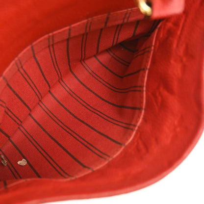 Louis Vuitton Speedy Bandouliere NM Monogram Empreinte Leather, Red, Leather, Handbag