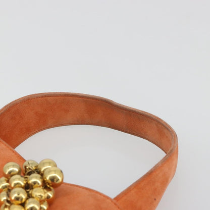 Salvatore Ferragamo Vintage Top handle Suede, Orange, Suede, Handbag
