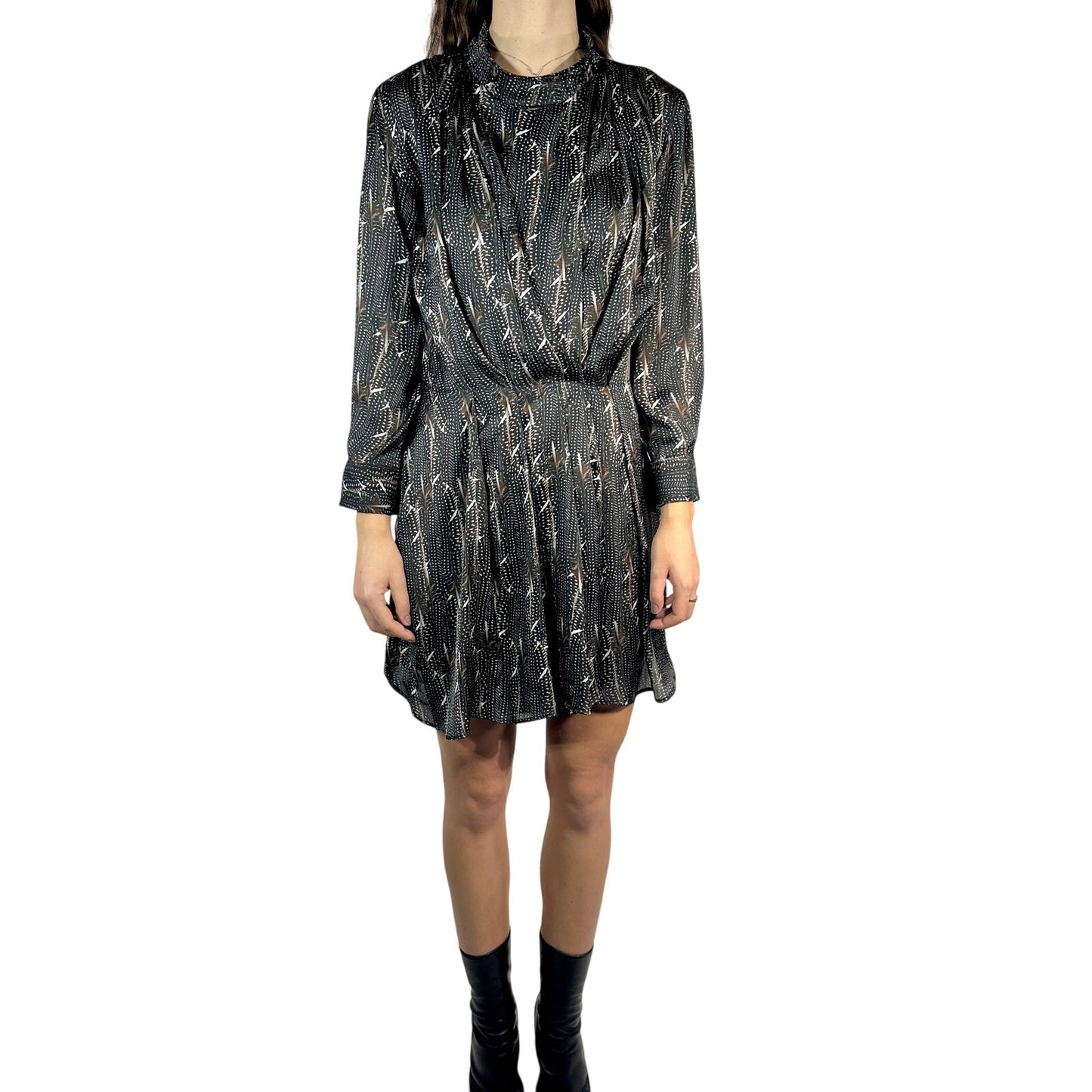 ISABEL MARANT Long Sleeve Mini Dress 3 XS