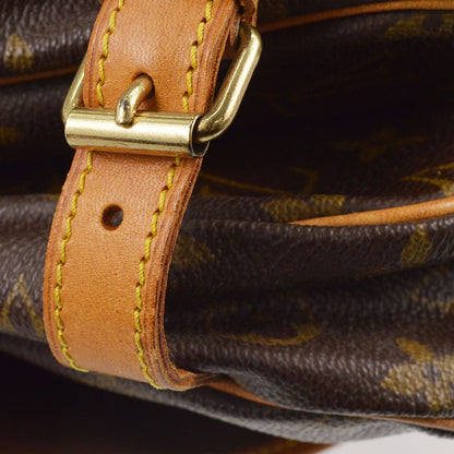 Louis Vuitton Saumur Monogram Canvas, Brown, Canvas, Handbag