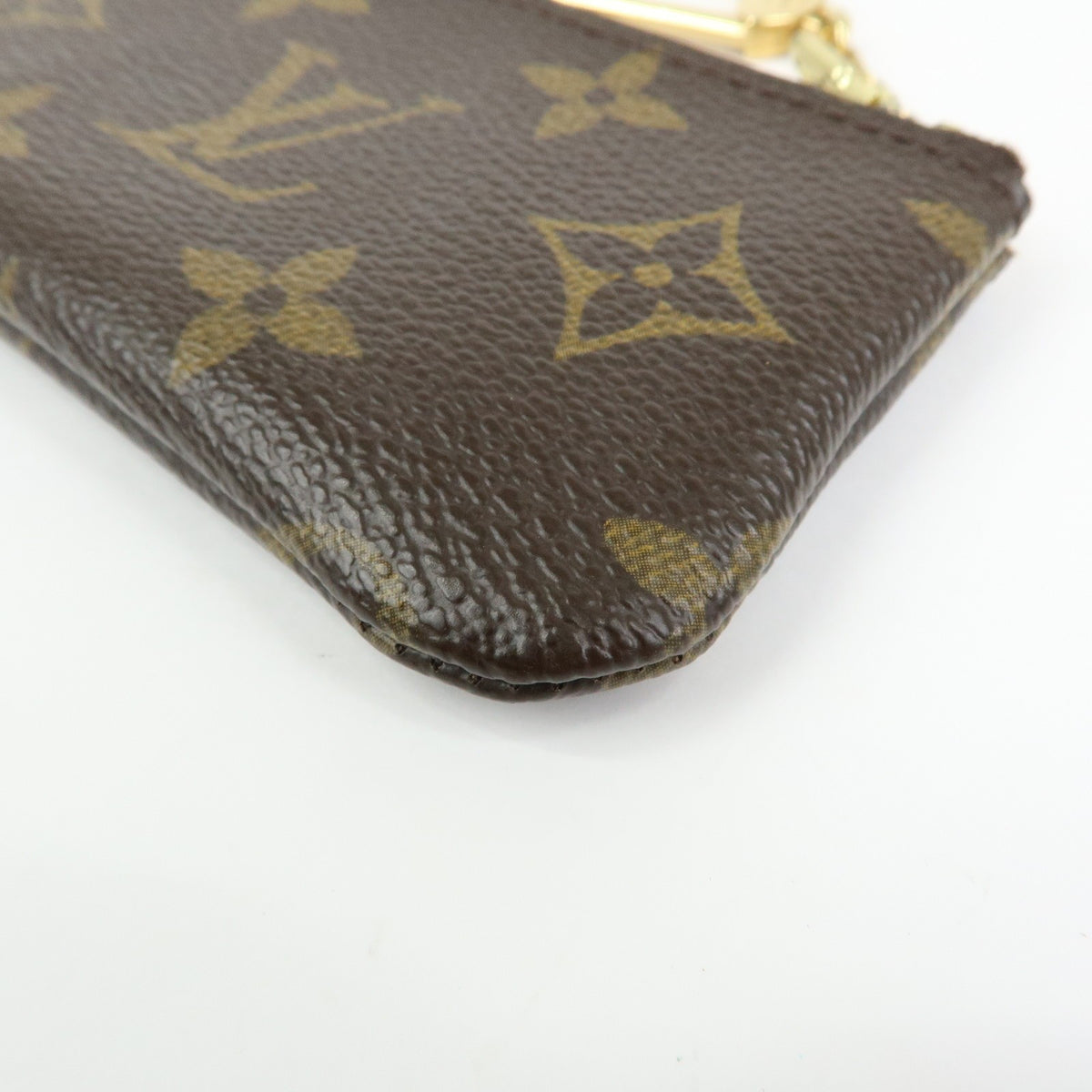 Louis Vuitton Key Monogram Canvas, Brown, Canvas, Clutch