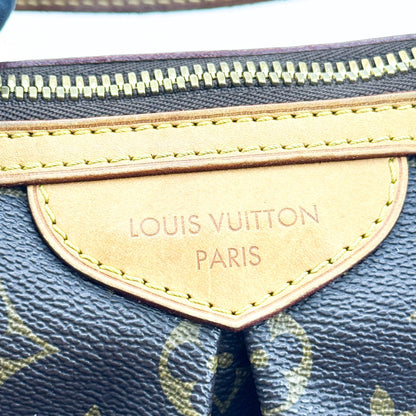 Louis Vuitton Palermo Monogram Canvas, Brown, Canvas, Handbag