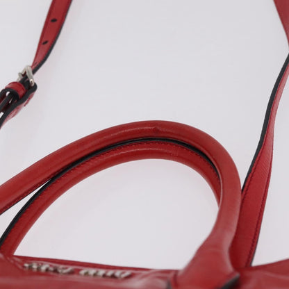Miu Miu Convertible Vitello Shine, Red, Leather, Tote Bag