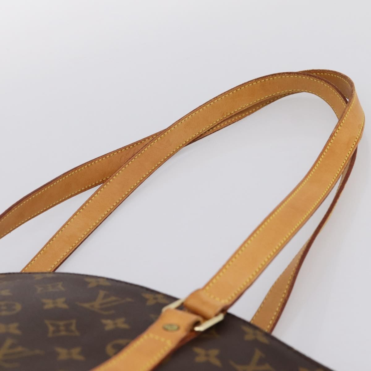 Louis Vuitton Shopping Sac Monogram Canvas, Brown, Canvas, Handbag