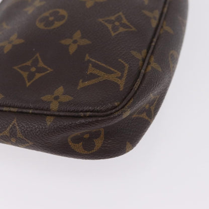 Louis Vuitton Pochette Accessoires Monogram Canvas, Brown, Canvas, Clutch