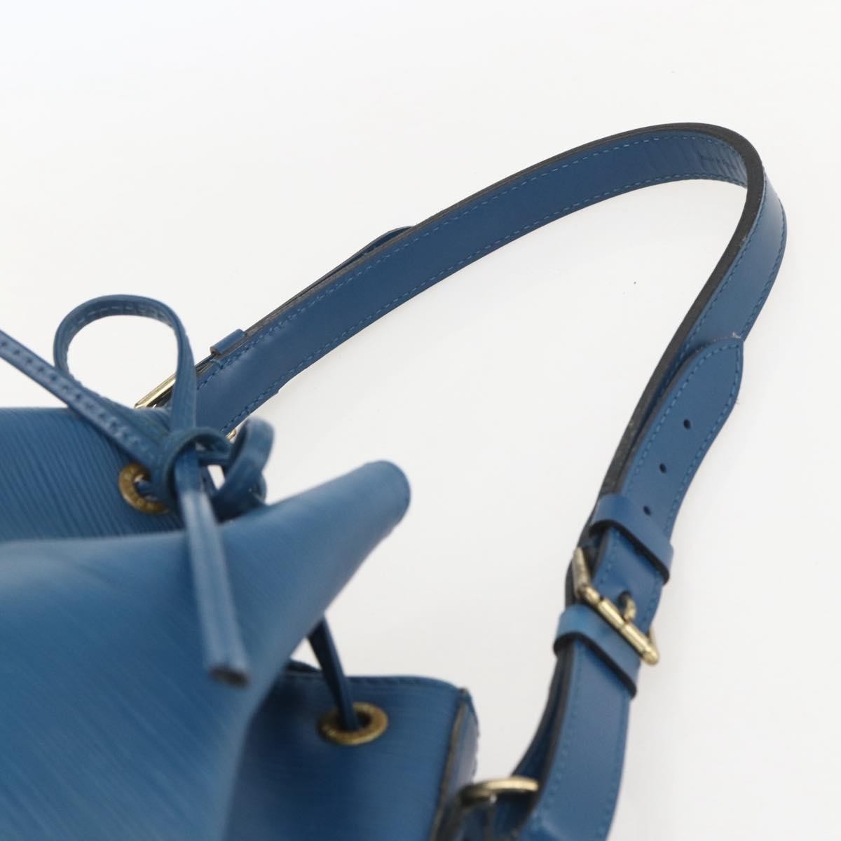 Louis Vuitton Noe Epi Leather, Blue, Leather, Shoulder Bag
