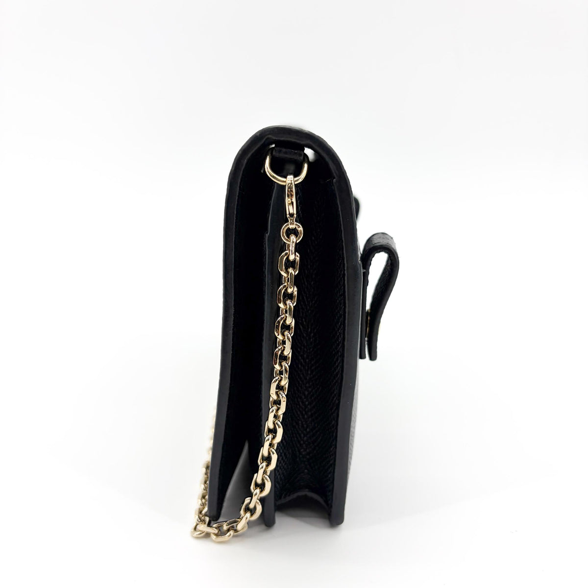 Christian Dior 30 Montaigne 2-in-1 Leather, Black, Calfskin, Clutch