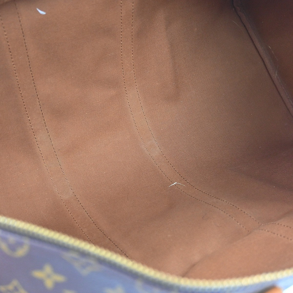 Louis Vuitton Keepall Monogram Canvas, Brown, Canvas, Travel Bag