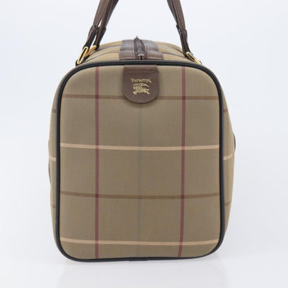 Burberry Nova check boston Canvas, Beige, Canvas, Handbag
