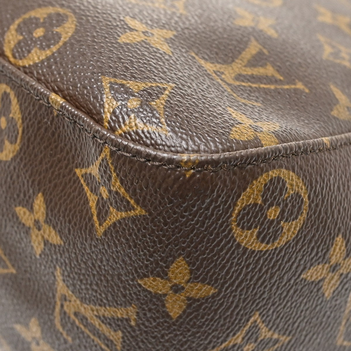 Louis Vuitton Monogram Looping Monogram Canvas, Brown, Canvas, Shoulder Bag