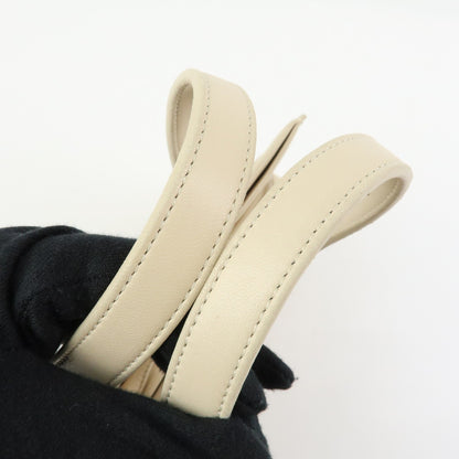 Loewe Anagram Leather, Beige, Leather, Tote Bag