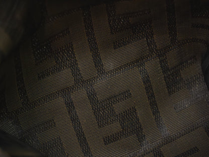 Fendi Convertible Zucca Canvas, Brown, Canvas, Tote Bag