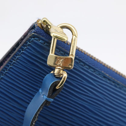 Louis Vuitton Pochette Accessoires Epi Leather, Blue, Leather, Clutch