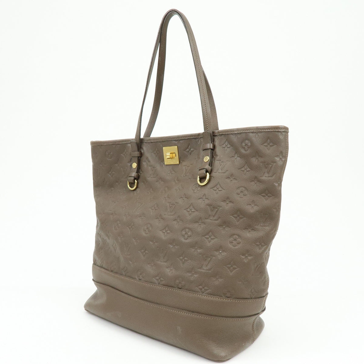 Louis Vuitton Citadine Monogram Empreinte Leather, Brown, Leather, Handbag