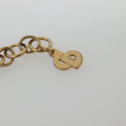 "Christian Dior Vintage pendant necklace Gold-plated Metal, Enamel & Rhinestones", Gold, Metal, Necklace