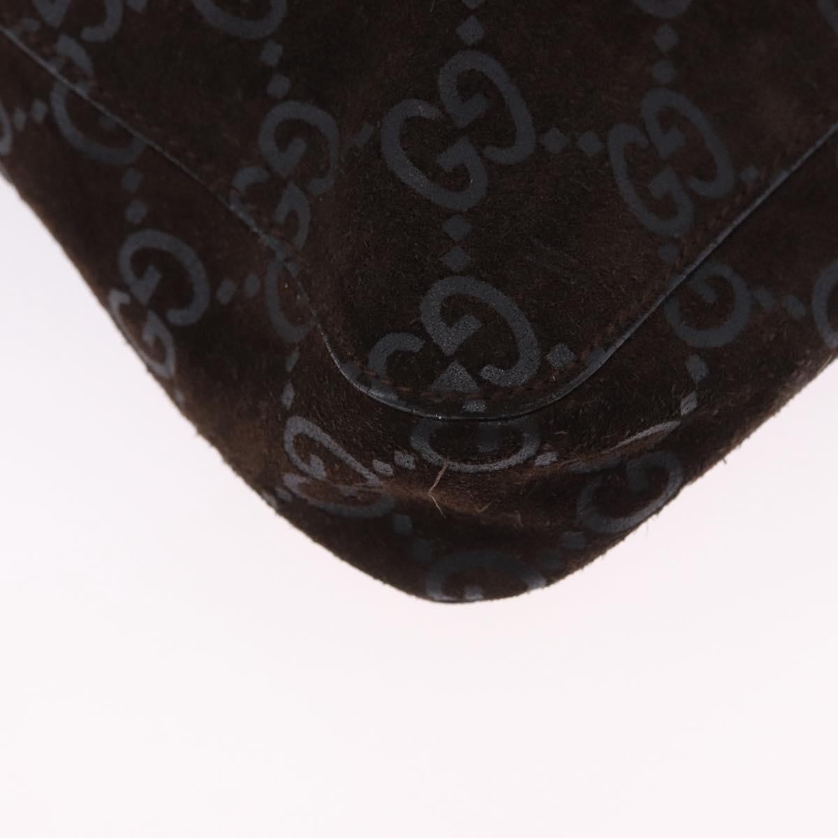 Gucci Vintage Hobo GG Suede, Multicolour, Suede, Shoulder Bag