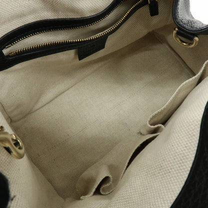 Gucci Soho Leather, Black, Leather, Shoulder Bag