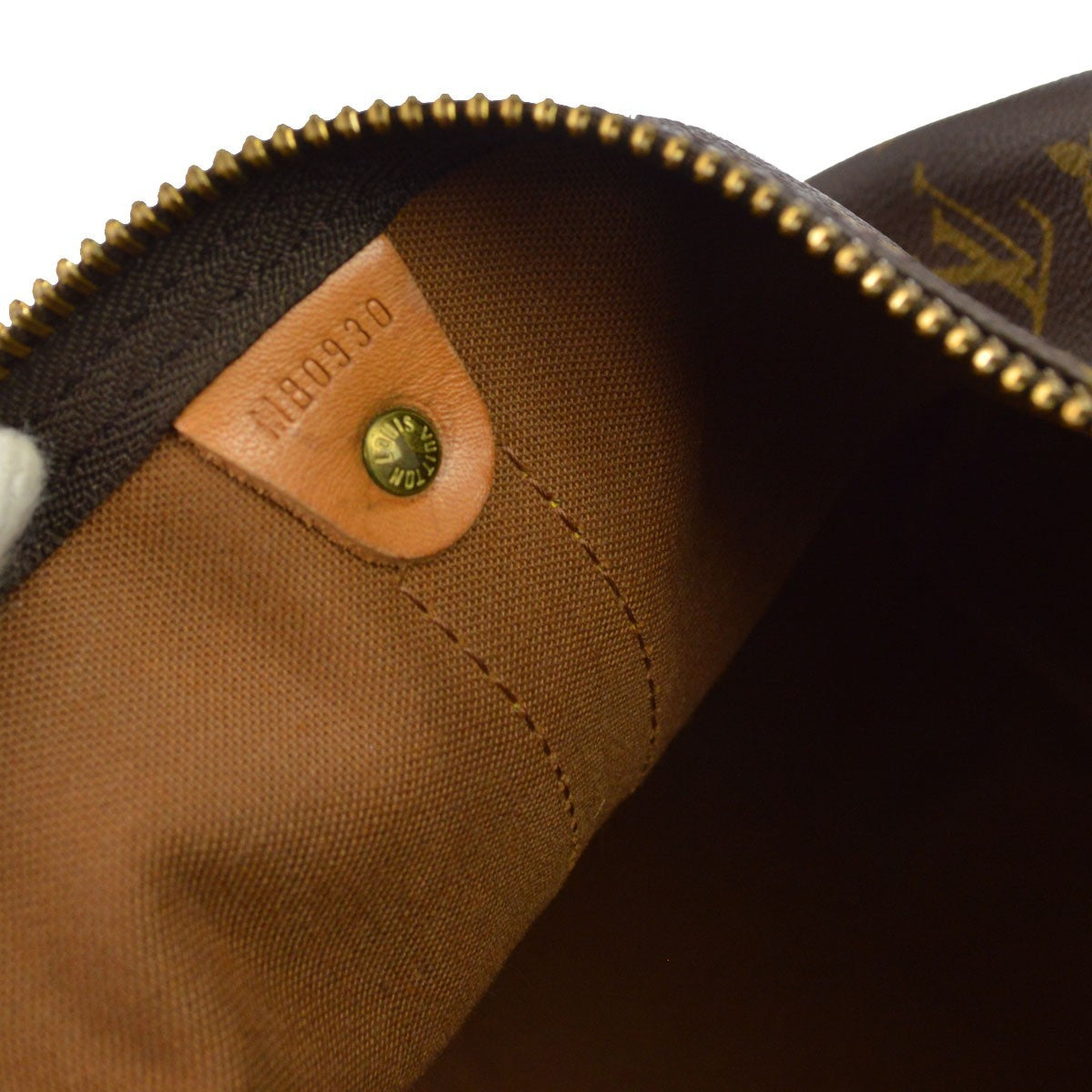 Louis Vuitton Keepall Monogram Canvas, Brown, Canvas, Travel Bag
