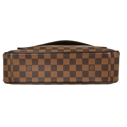 Louis Vuitton Shelton Messenger Damier Ebene, Brown, Canvas, Shoulder Bag