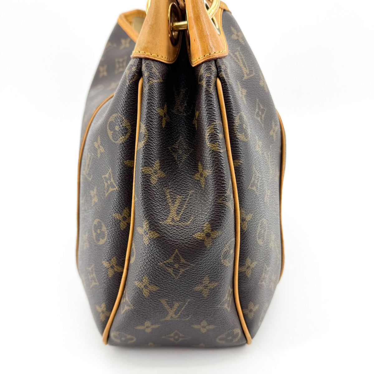 Louis Vuitton Galliera Monogram Canvas, Brown, Canvas, Handbag